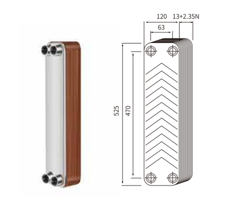 20452 Accesorii iaht-schimbător de căldură